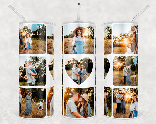 9 Photo 20oz Tumbler